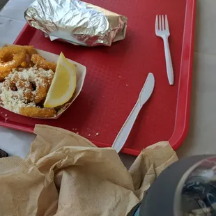 Calamari and gyros