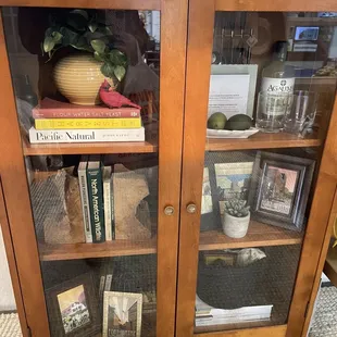 I like how they used postcards in frames