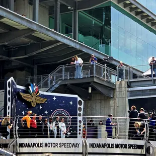 A bunch of Indy drivers on eclipse Day