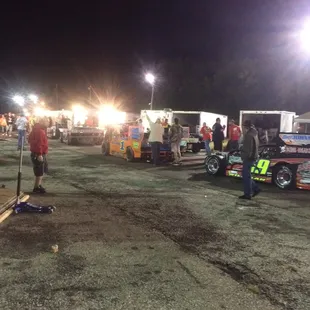 Qualifying line for the 2015 3 Hour Friday Night Qualifier races