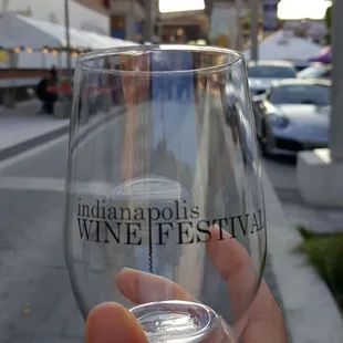 Nice sampling glass with thumb rest