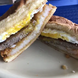 Merissa's breakfast on a bun