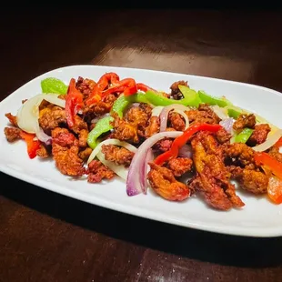 a plate of food
