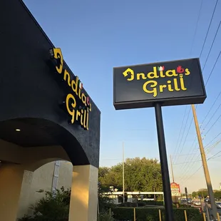 outside