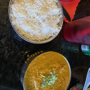 a variety of food items