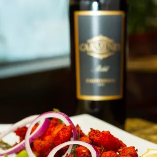 chicken wings and fried chicken, food