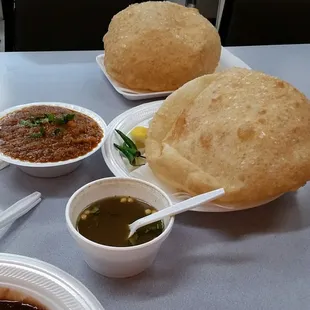 Excellent chole bhaturey