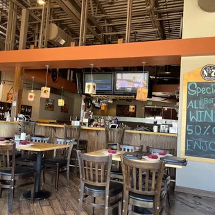 the interior of a restaurant