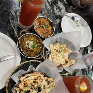 a variety of food items