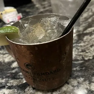 Madras mule, tasted like a regular mule. But good.