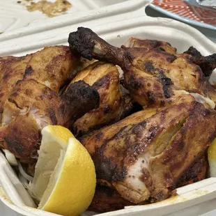 Whole tandoori chicken