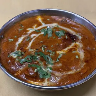 a bowl of curry