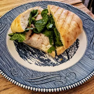 Chicken Focaccia at Indie