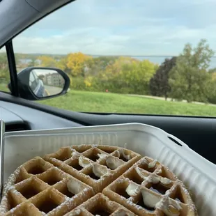 Want a waffle with a view? Get it to go
