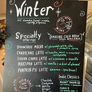 Winter specials