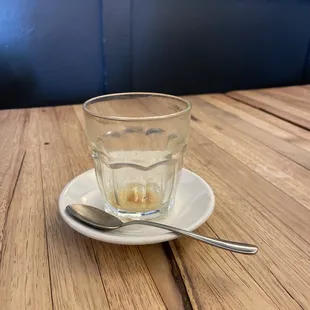 Double shot cortado with oatmilk, yum!