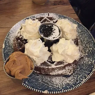 Chocolate Chocolate Chip Waffle
