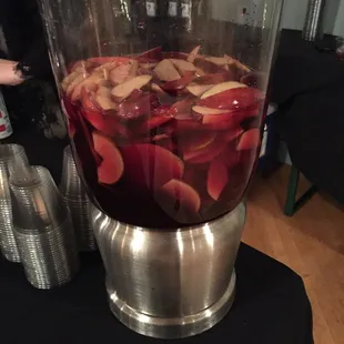 Cranberry Chai Sangria--get after it!