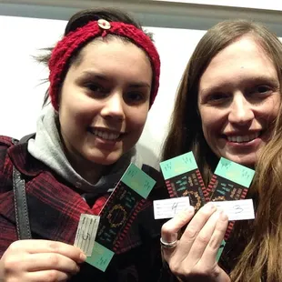 Tickets for our schwag!!