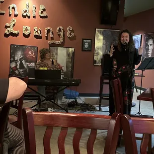 Kristin is a singer songwriter.