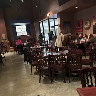 Tables and seating