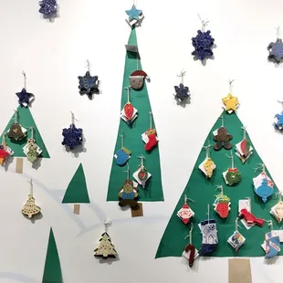 Love these ceramic ornaments by Art Mix