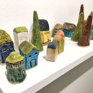 Cute ceramic houses