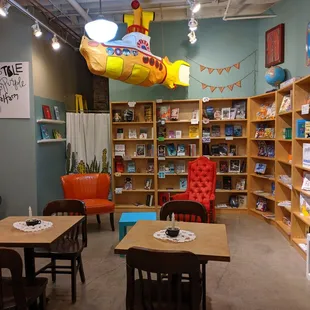 Such a unique reading corner!