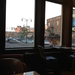 View from room offset from rest of store