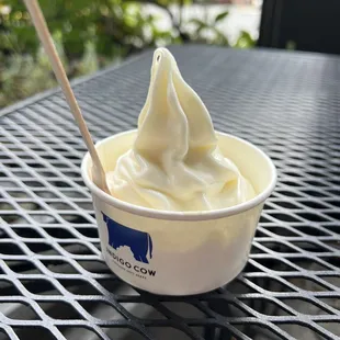 Milk soft serve