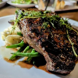 Mighty fine ribeye au poivre