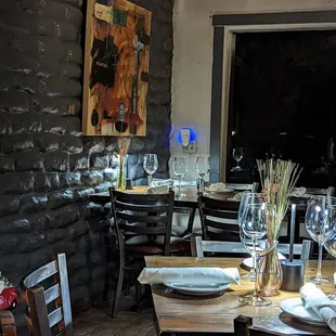 a table set for a meal