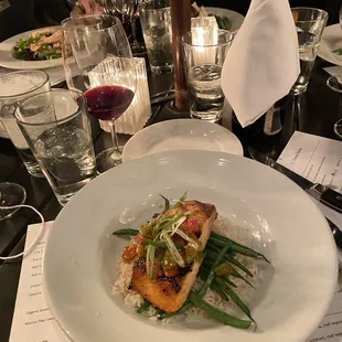 grilled fish, food