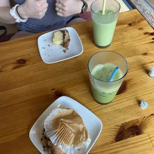 Matcha &amp; bakery items