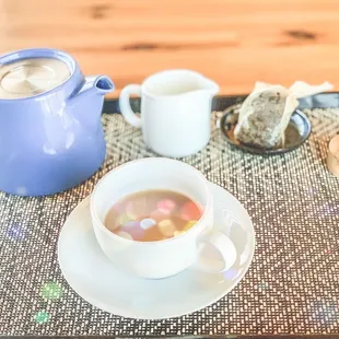 Personal tea pot full of chocolate truffles and magic