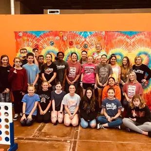 An awesome class came in to make their own shirts!