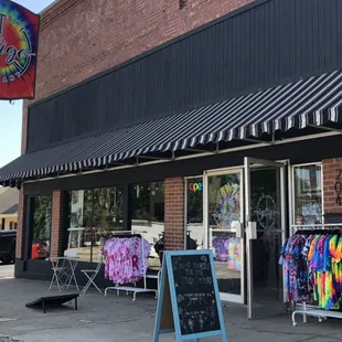 Indigo Tie Dye Company store front! 204 S Broadway, Coweta OK 74429