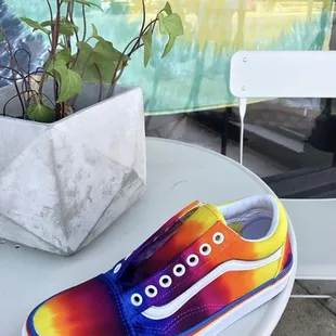 We also tie dye shoes!