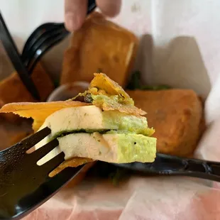 Inside paneer pakora 5 stars