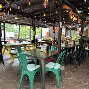 sushi and sashimi, outside