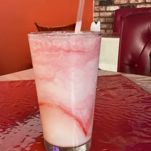 Strawberry Lassi.