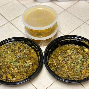Chicken Saag / Mulligatawny Soup