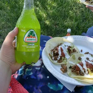 Two steak tacos