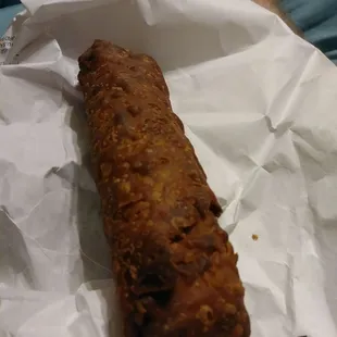 My egg roll that I got last night