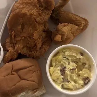 Chicken Snack Box (2 pc) with Potato Salad