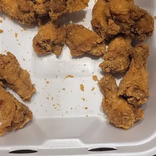 I meant to send this before we dug in. 30-piece spicy