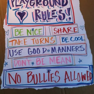 The rules.