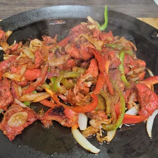 Chilli chicken (served sizzling)
