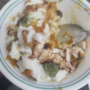 Samosas with everything.