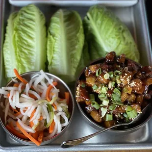 Pork Belly Lettuce Wraps